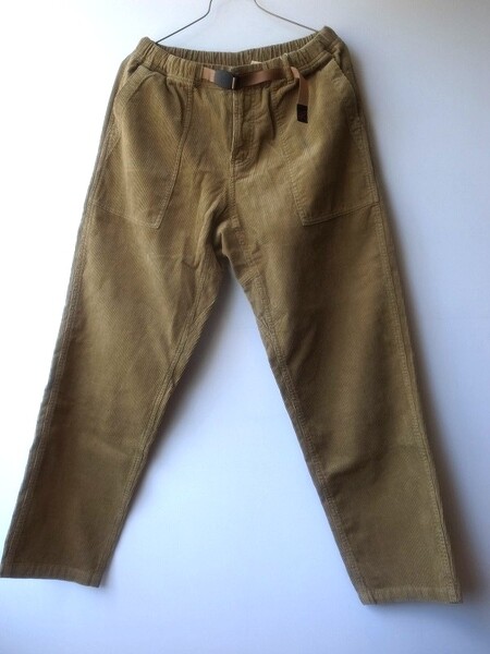Gramicci CORDUROY LOOSE TAPERED RIDGE PANTS TAN