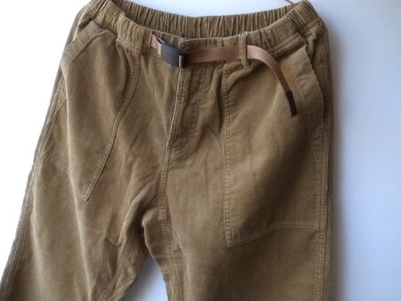 Gramicci CORDUROY LOOSE TAPERED RIDGE PANTS TAN