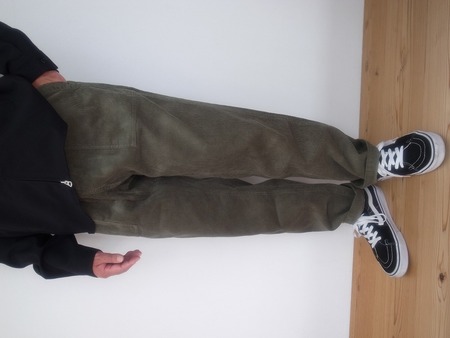 Gramicci CORDUROY LOOSE TAPERED RIDGE PANTS TOLIVE