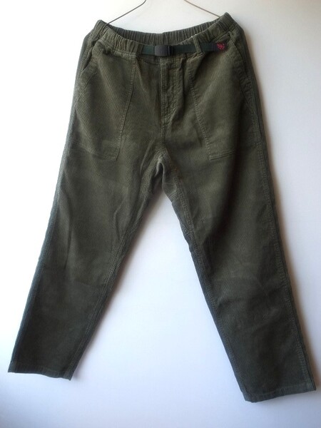 Gramicci CORDUROY LOOSE TAPERED RIDGE PANTS TOLIVE