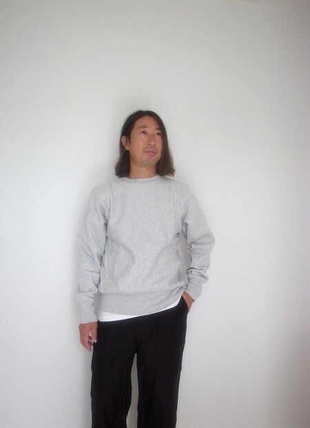 Champion REVERSE WEAVE SWET SHIRT シルバー