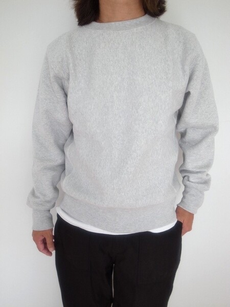 Champion REVERSE WEAVE SWET SHIRT シルバー