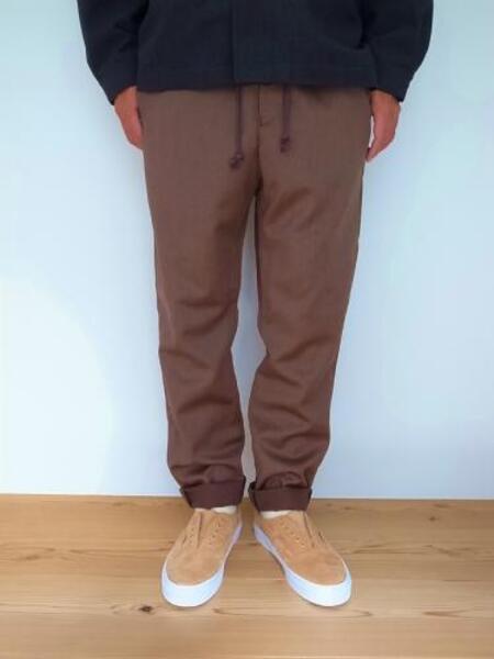 HEALTH ヘルス Easy pant ♯1 BROWN