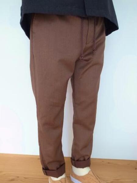 HEALTH ヘルス Easy pant ♯1 BROWN