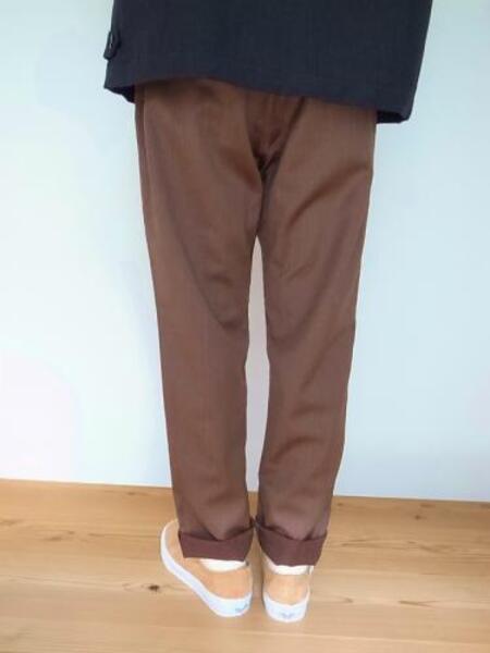 HEALTH ヘルス Easy pant ♯1 BROWN