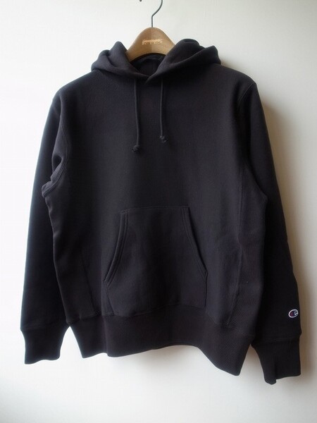 Champion REVERSE WEAVE PULLOVER HOODED SHIRT ブラック