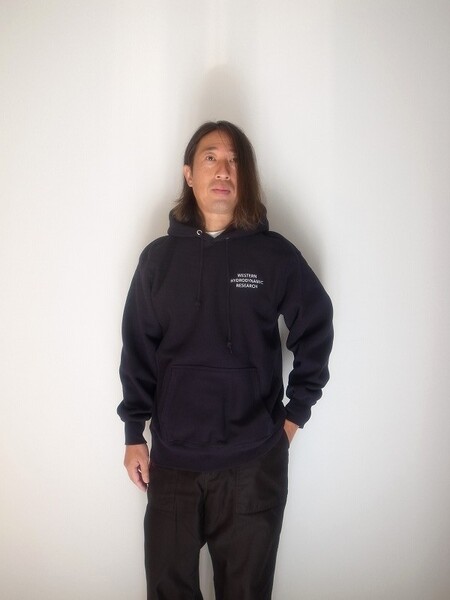 WESTERN HYDRODYNAMIC RESERCH WORKER HOODIE NAVY
