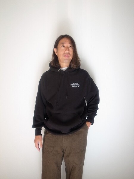 WESTERN HYDRODYNAMIC RESERCH WORKER HOODIE BLACK