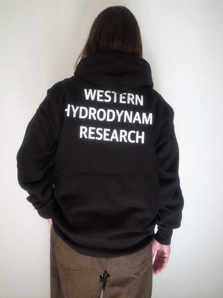 WESTERN HYDRODYNAMIC RESERCH WORKER HOODIE BLACK