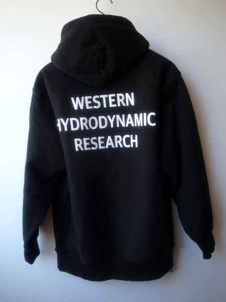 WESTERN HYDRODYNAMIC RESERCH WORKER HOODIE BLACK