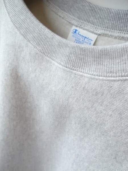 Champion REVERSE WEAVE SWET SHIRT シルバー
