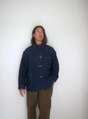 Orslow 40'COVERRALL DENIM ONE WASH (オアスロウ)
