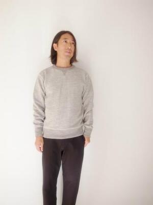 Jackman GG SWEAT CREWNECK HEATHER GRAY