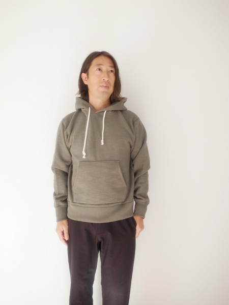 Jackman GG Sweat Pullover Parka JM7295 ASH GREEN