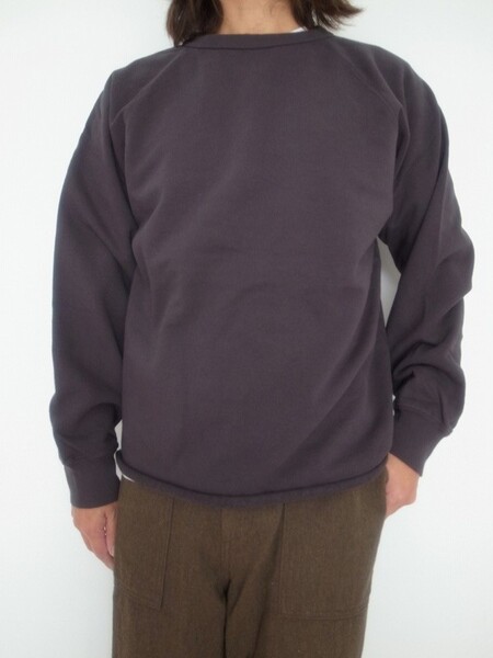 WALLA WALLA SPORT 13oz CREW SWEAT SHIRT USED BLACK