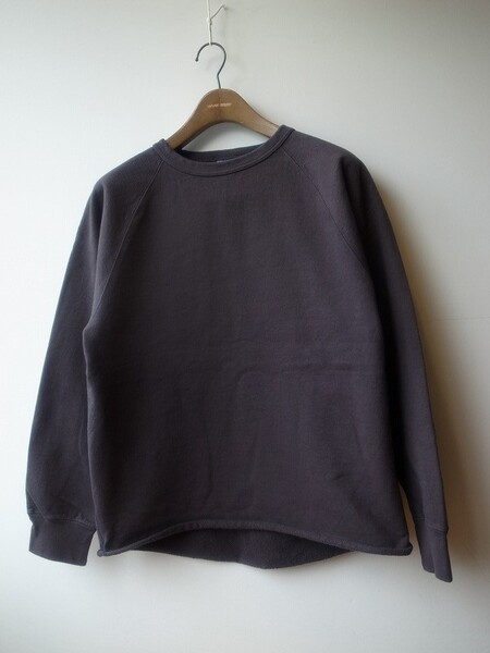 WALLA WALLA SPORT 13oz CREW SWEAT SHIRT USED BLACK