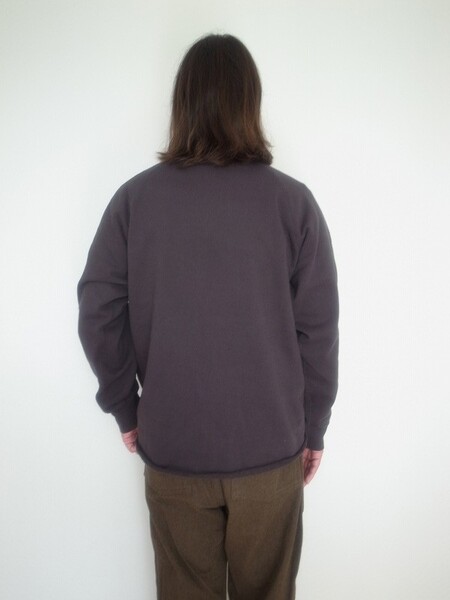 WALLA WALLA SPORT 13oz CREW SWEAT SHIRT USED BLACK