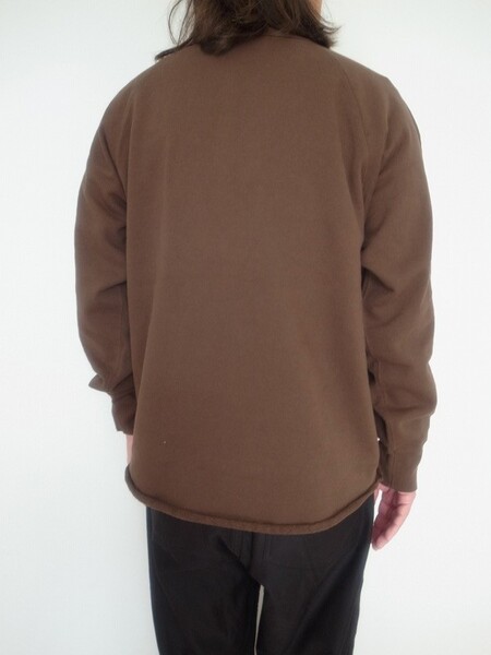 WALLA WALLA SPORT 13oz CREW SWEAT SHIRT DKBROWN