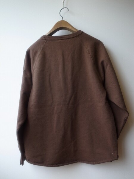 WALLA WALLA SPORT 13oz CREW SWEAT SHIRT DKBROWN