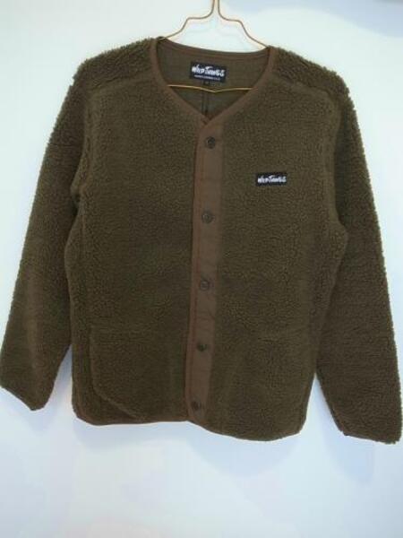 WILD THINGS FLUFFY BOA NO COLLAR JAKET OLIVE | DOWN THE LINE