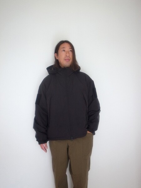 WILD THINGS SHORT MONSTER PARKA  WT25102SK BLACK