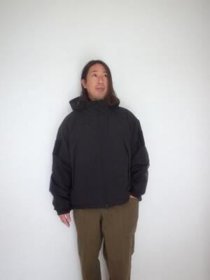 WILD THINGS SHORT MONSTER PARKA  WT25102SK BLACK