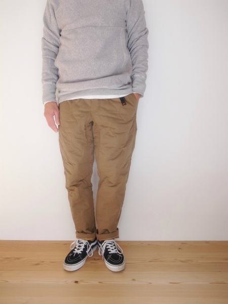 ROKX  QUILT WORK PANT DARK KHAKI