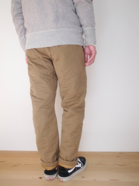 ROKX  QUILT WORK PANT DARK KHAKI