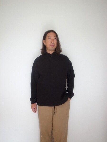 Jackman GG Sweat GJ neck JM7578  BLACK