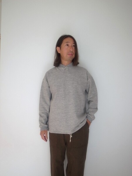 Jackman GG Sweat GJ neck JM7578 HEATHER GRAY