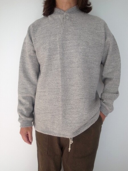 Jackman GG Sweat GJ neck JM7578 HEATHER GRAY