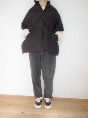 NANGA DOWN PONCHO MUFFLER