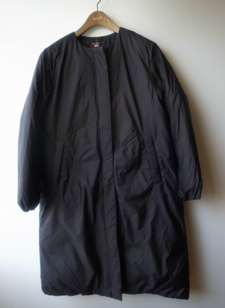 NANGA NO COLLER DOWN COAT BLACK