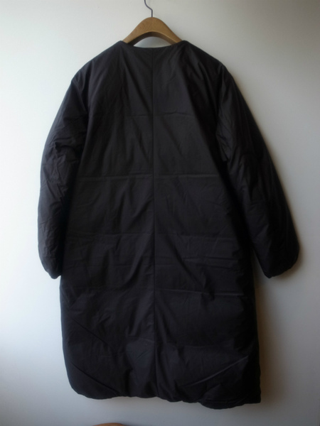 NANGA NO COLLER DOWN COAT BLACK