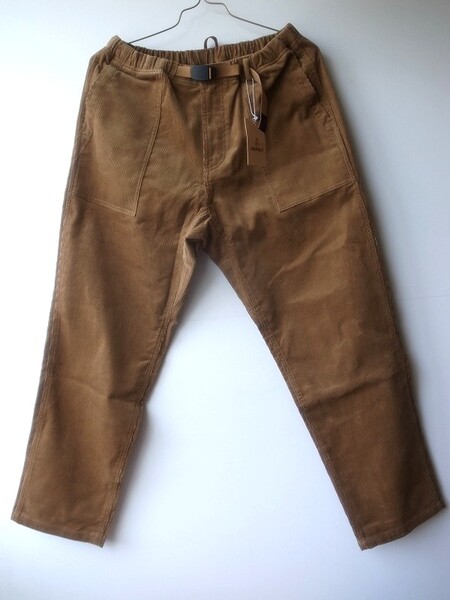 Gramicci CORDUROY LOOSE TAPERED RIDGE PANTS CAMEL