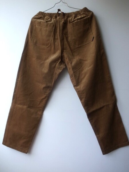 Gramicci CORDUROY LOOSE TAPERED RIDGE PANTS CAMEL