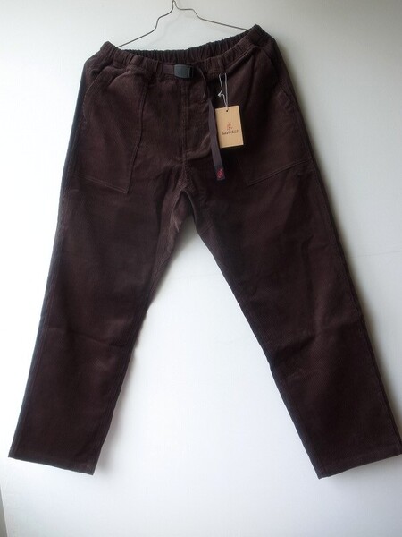 Gramicci CORDUROY LOOSE TAPERED RIDGE PANTS DBROWN