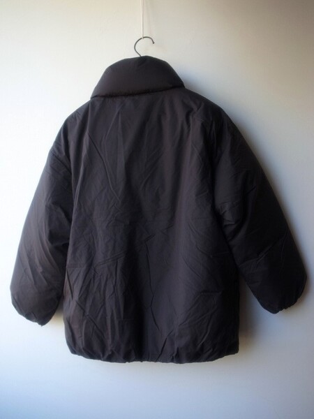 NANGA STAND COLLAR DOWN JACKET W BLK