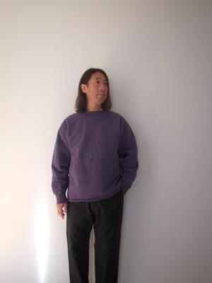 WALLA WALLA SPORT 13oz CREW SWEAT SHIRT PIGMENTPUR