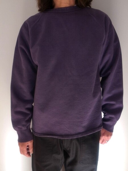 WALLA WALLA SPORT 13oz CREW SWEAT SHIRT PIGMENTPUR