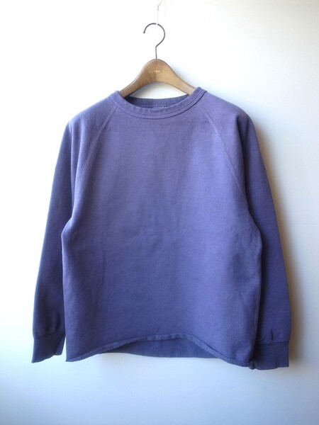 WALLA WALLA SPORT 13oz CREW SWEAT SHIRT PIGMENTPUR