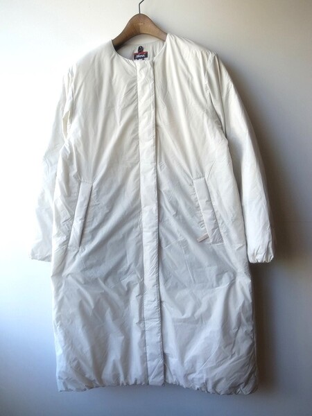 NANGA NO COLLER DOWN COAT IVORY
