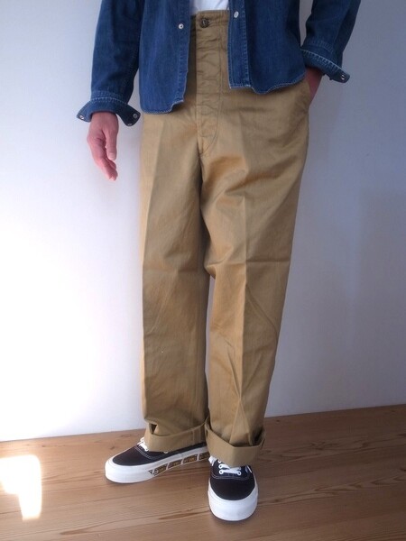 orslow  VINTAGE FIT ARMY TROUSER DARK KHAKI