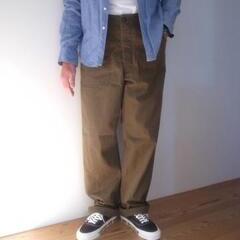 orslow VINTAGE FIT FATIGUE PANTS ARMY GREEN