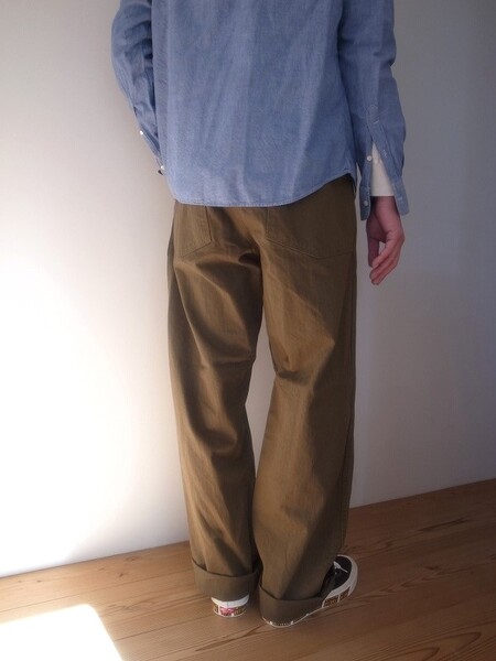 orslow VINTAGE FIT FATIGUE PANTS ARMY GREEN