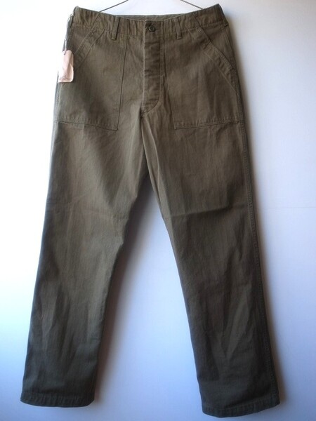 orslow VINTAGE FIT FATIGUE PANTS ARMY GREEN