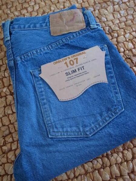 orslow メンズ IVY FIT JEANS 107 2YEAR