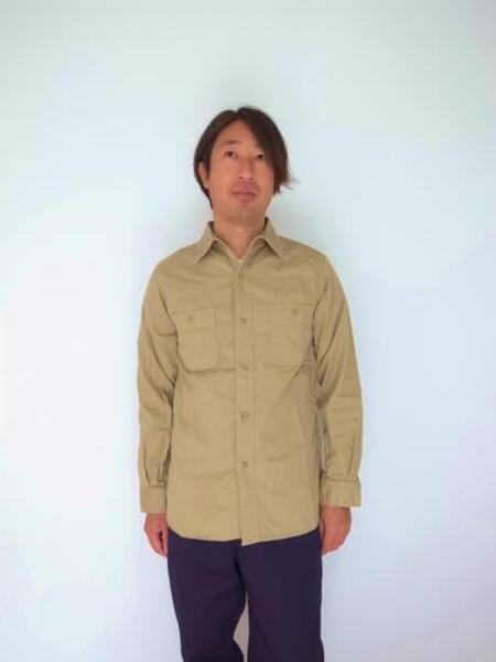 orslow メンズ　WORK SHIRT khaki