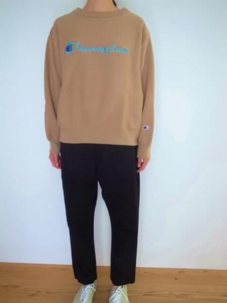 Champion REVERSE WEAVE CREW NECK SWEATSHIRT モカ