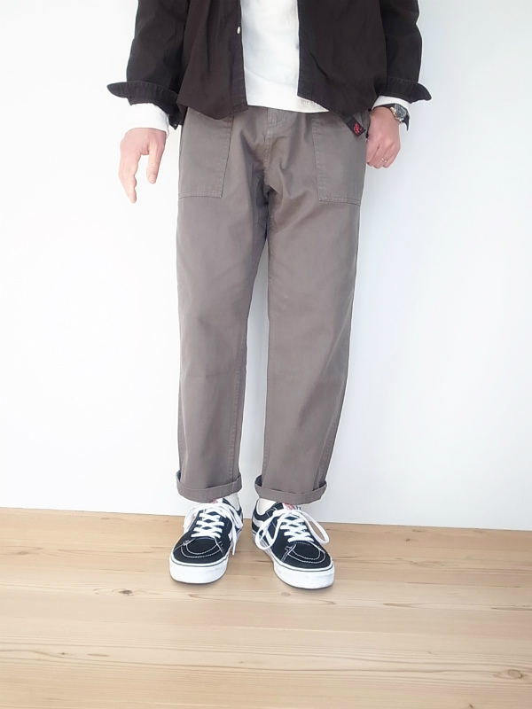 【美品】Gramicci グラミチ パンツ グレー つぎはぎ M